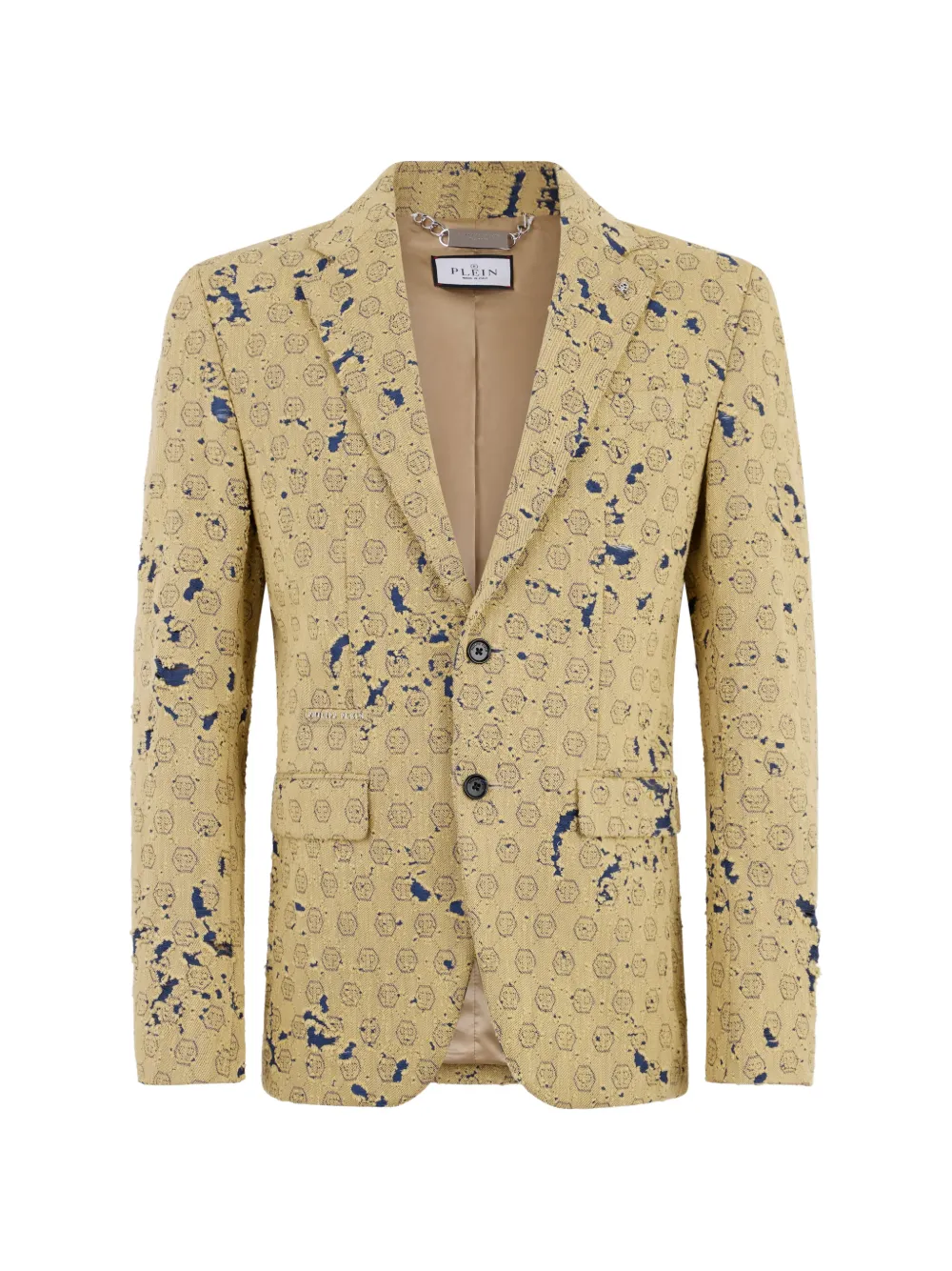 

Однобортный пиджак Philipp Plein, бежевый