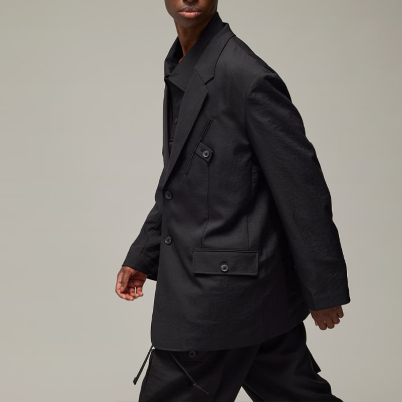Y-3 Куртка спортивная Y 3 из переработанного полиэстера, Black — фото 4