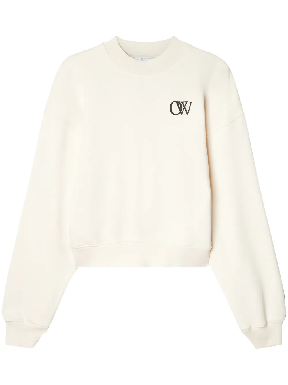 

Толстовка с принтом OW OFF-WHITE, белый