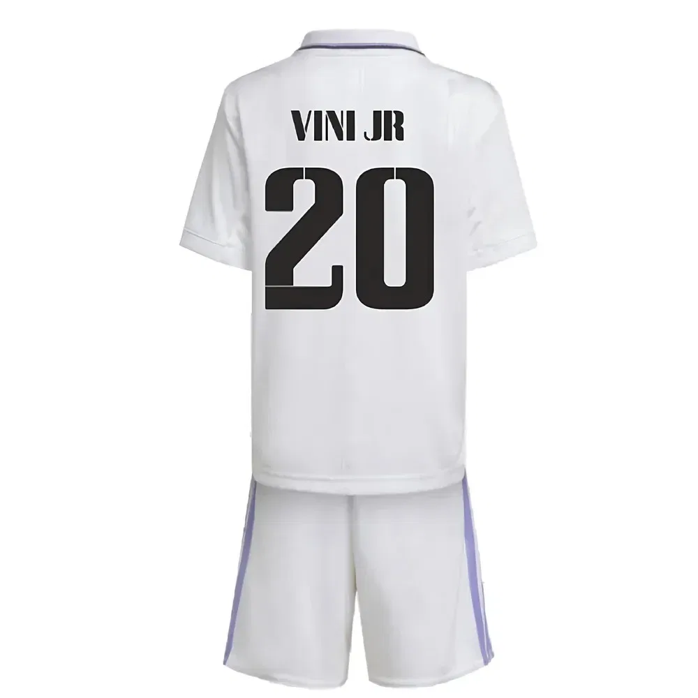 Детский футбольный комплект Real Madrid Vini Jr 20, белый — фото 2
