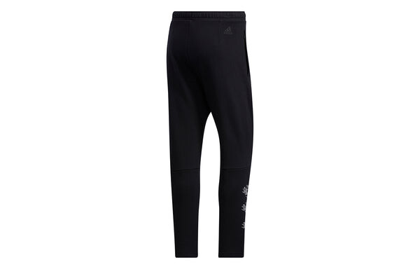 Спортивные штаны adidas Ub Pnt Wv Deco logo Printing Training Running Casual Sports Pants Black, черный — фото 2