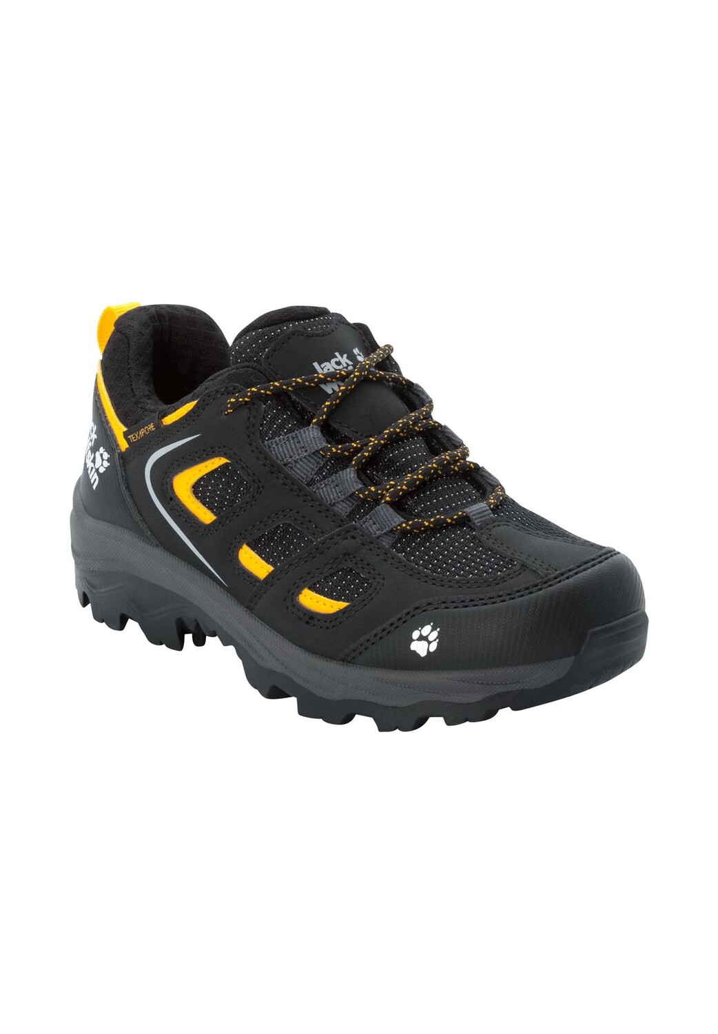 

Кроссовки VOJO TEXAPORE LOW Jack Wolfskin, цвет Black / Burly Yellow