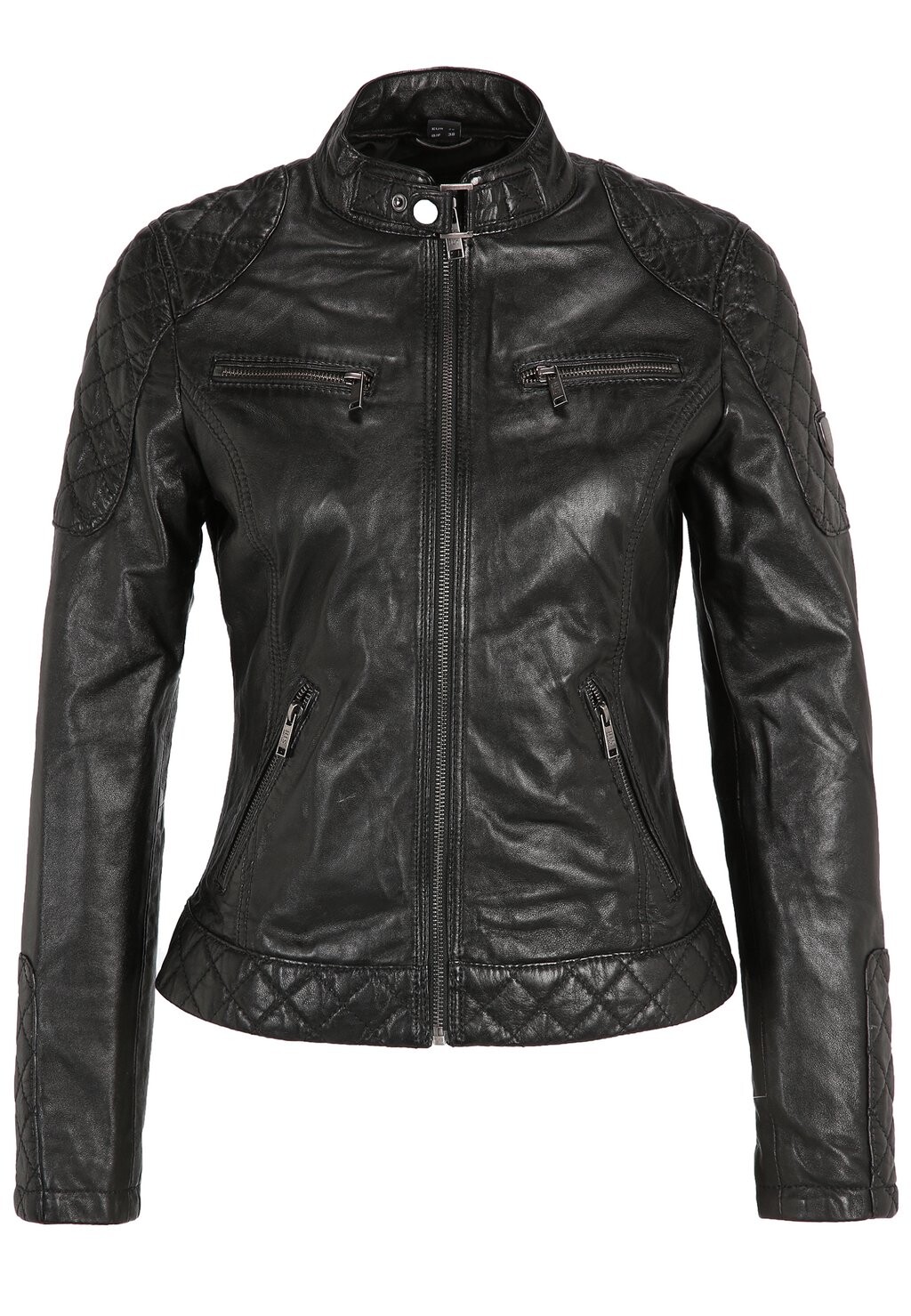 

Кожаная куртка MIT DETAILS H.I.S, черный