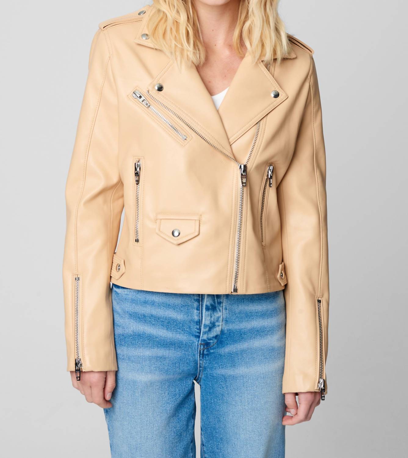 

Куртка Moto Semi-Fit с головы до ног BLANKNYC, цвет head to toe