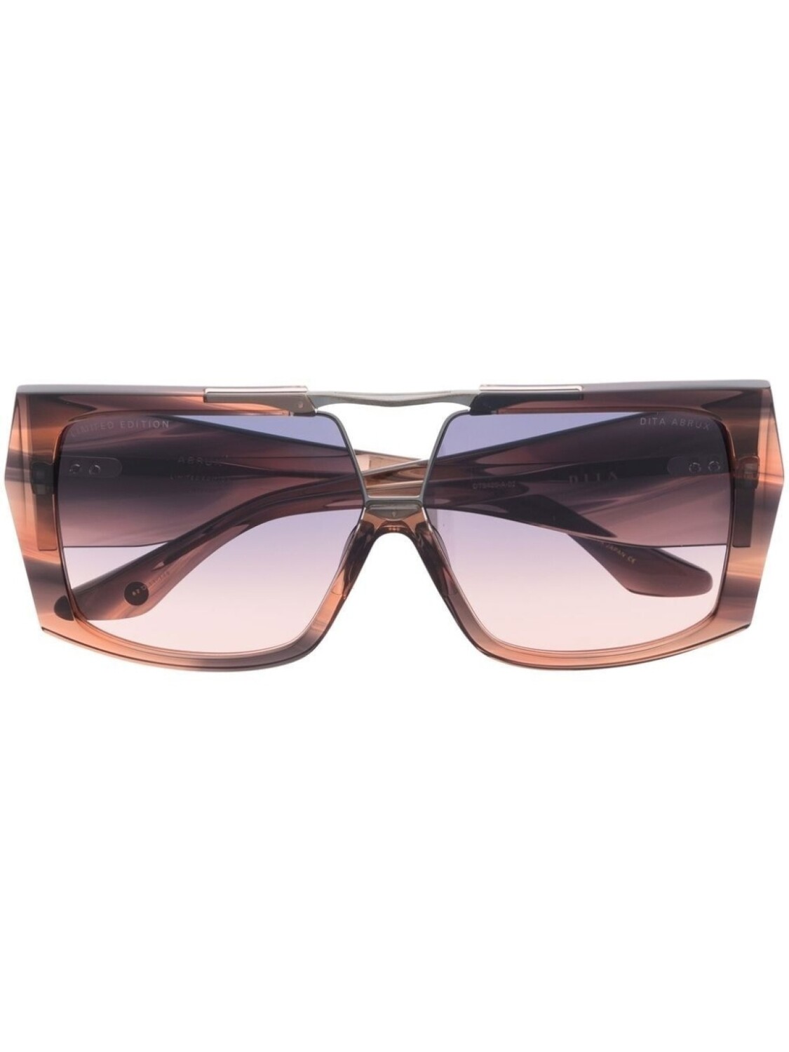 

Dita Eyewear солнцезащитные очки Abrux в квадратной оправе, коричневый