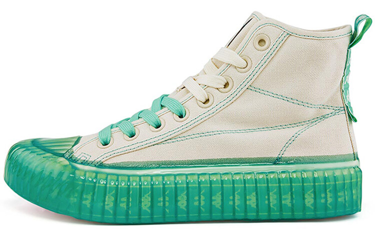 

Кеды Kappa Canvas Shoes Unisex High-Top White Green