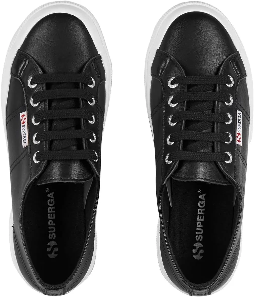 Кроссовки Superga 2750 Nappa, Black Favorio — фото 4