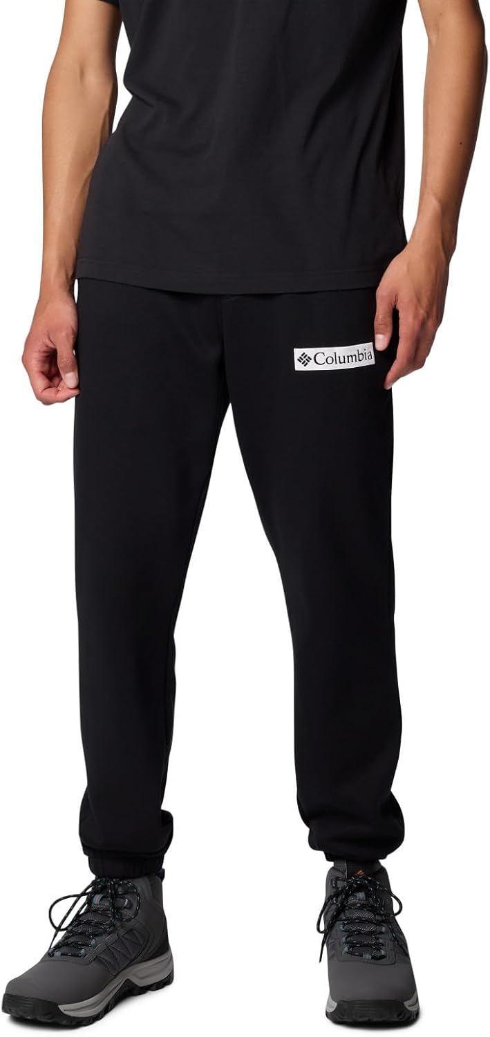 

Columbia мужские спортивные брюки Trek Jogger, Black/Puff Box Gem Logo