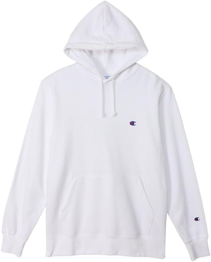 

Мужская базовая флисовая толстовка Champion с длинными рукавами и вышитым логотипом (C3-W101Z), белый