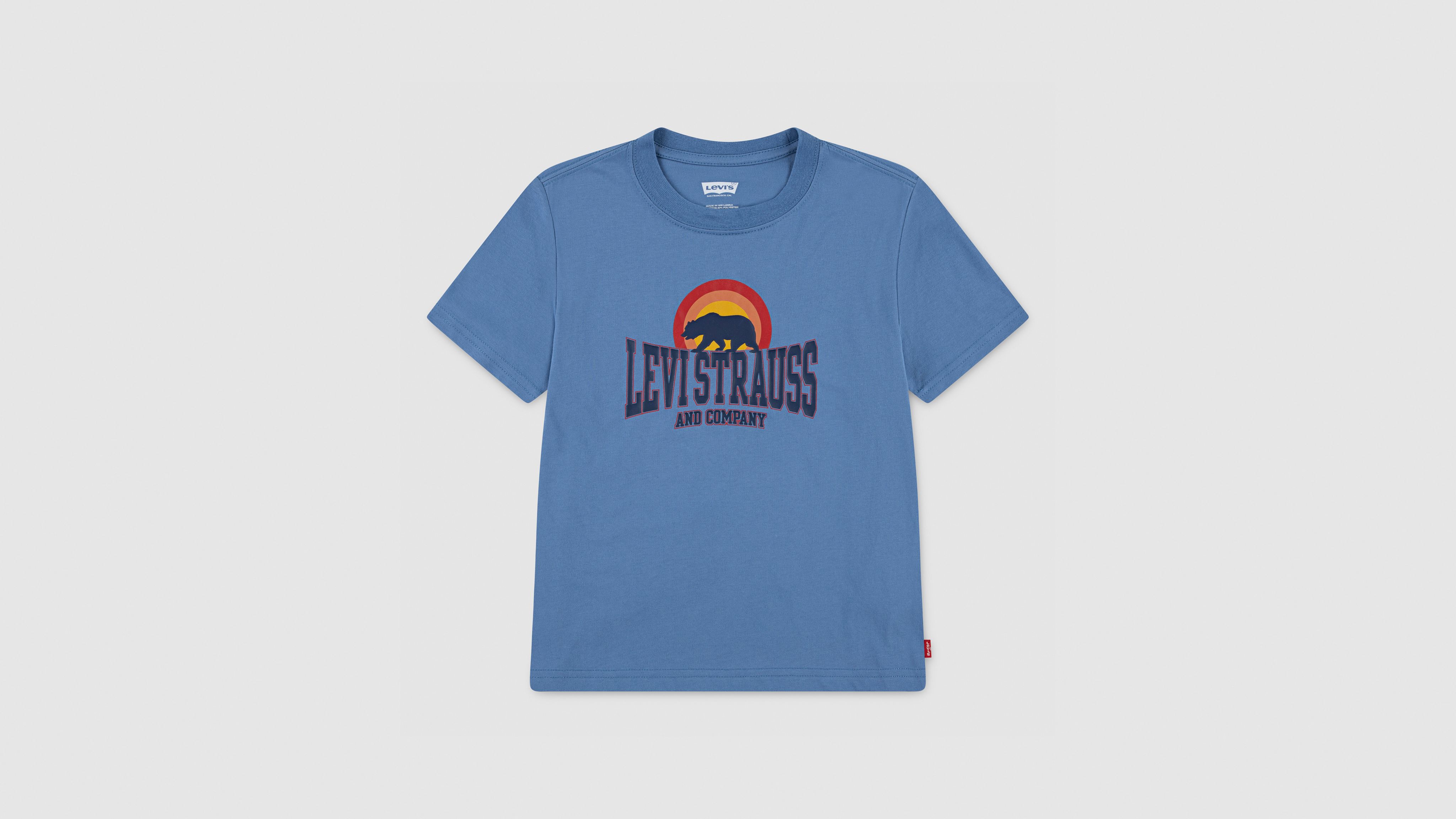 

Футболка Bear With Me для маленьких мальчиков 4-6x Levi's, Quiet Harbor - Blue