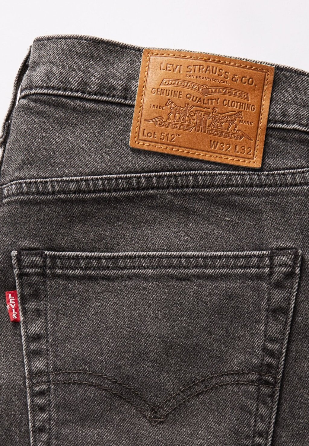 

Джинсы зауженного кроя 512™ SLIM TAPER Levi's®, серый деним