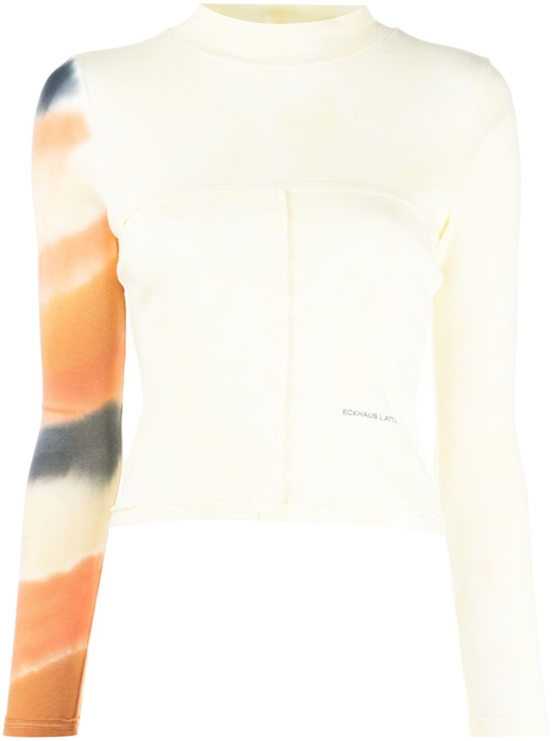 

Eckhaus Latta топ Lapped Baby с длинными рукавами, желтый