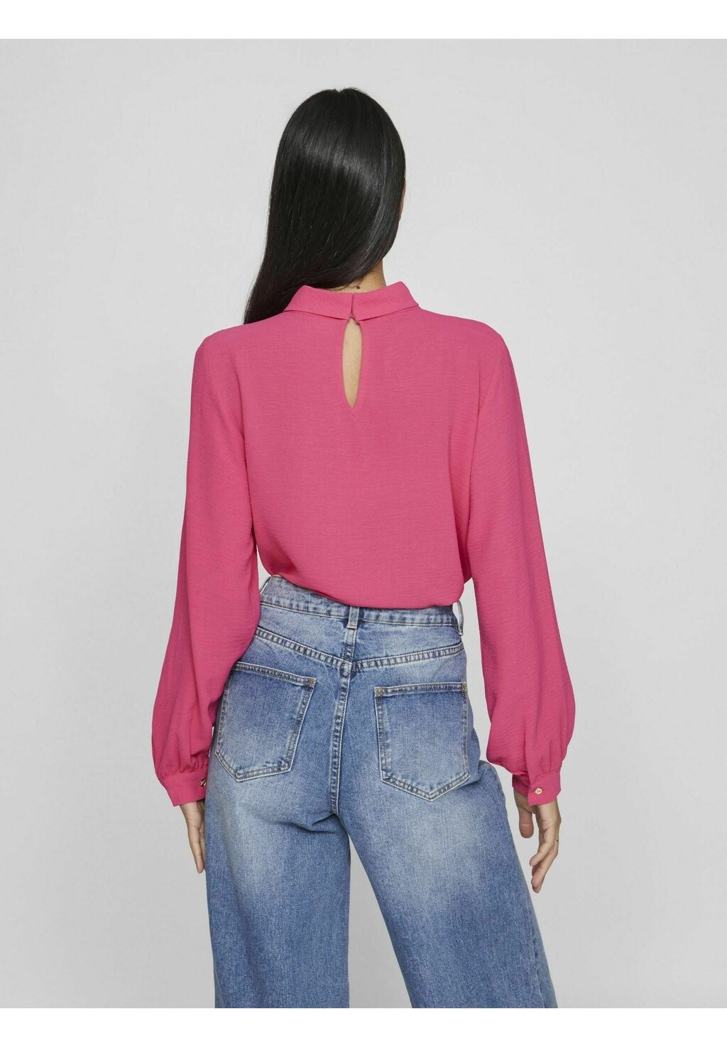 

Блуза LANGEN ÄRMELN HIGH NECK VILA, цвет Berry