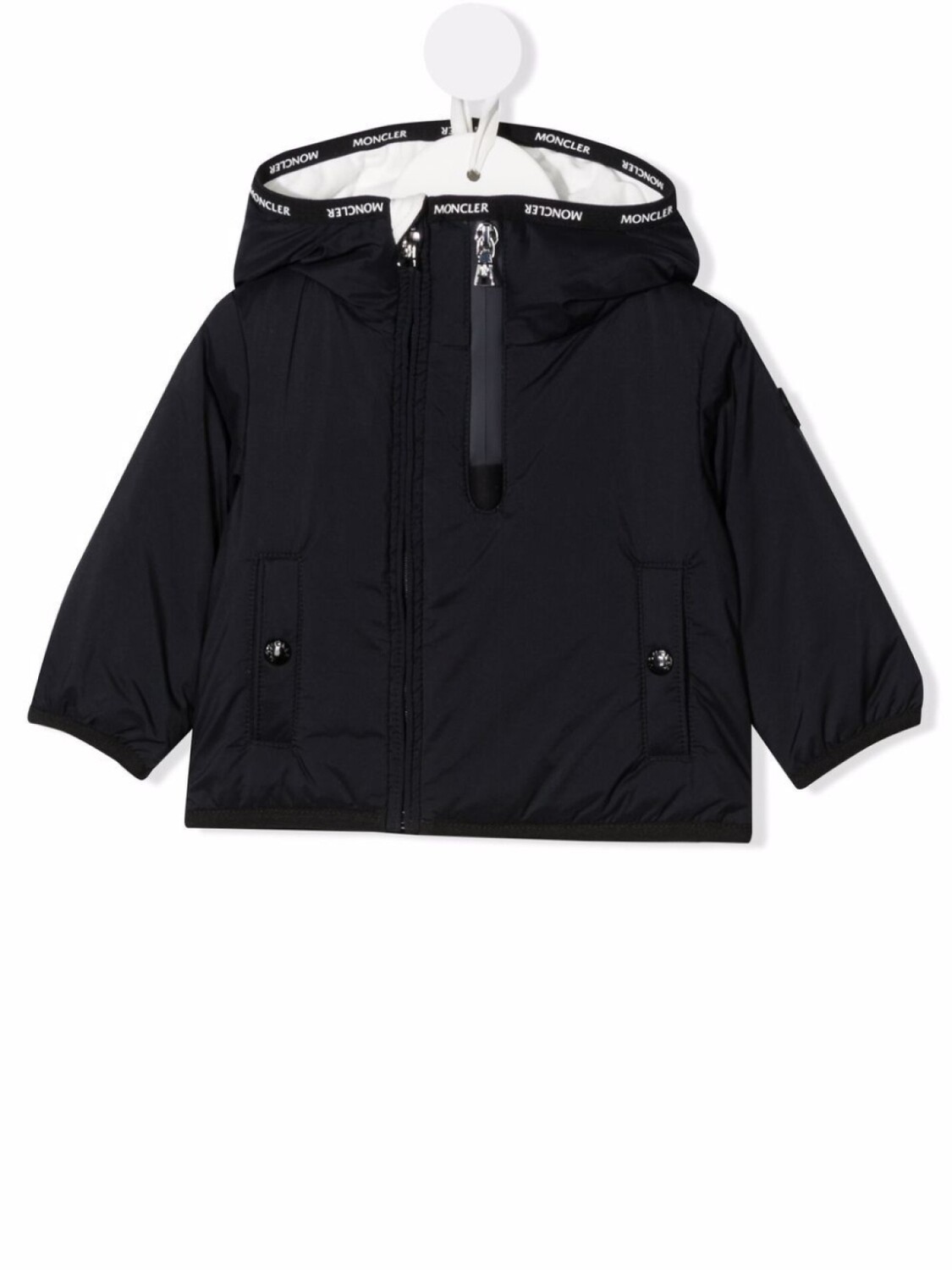 

Moncler Enfant куртка с капюшоном, синий