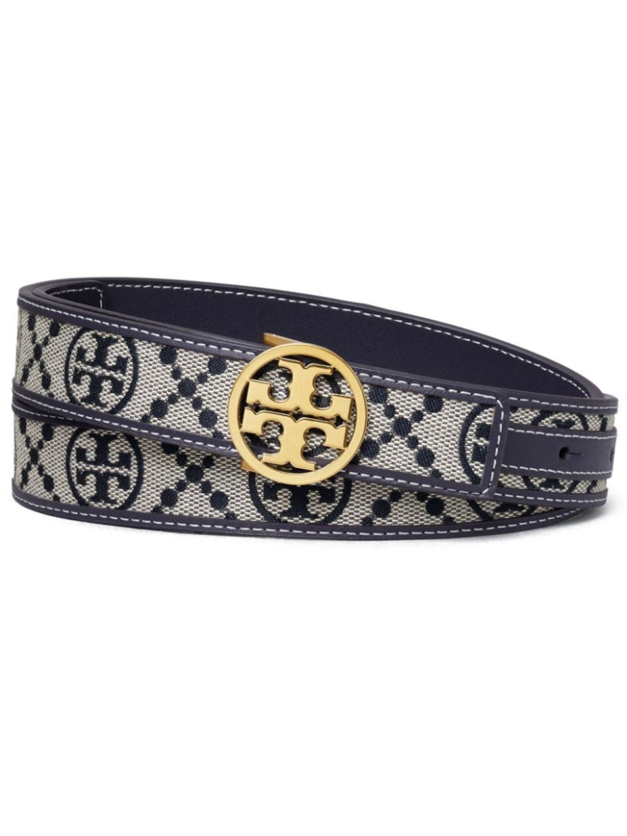 

Tory Burch ремень Miller с монограммой, синий