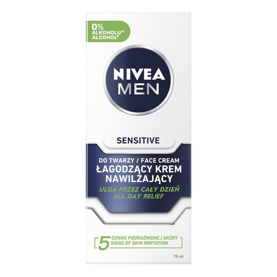 

Успокаивающий увлажняющий крем для лица 75мл Nivea, Men Sensitive