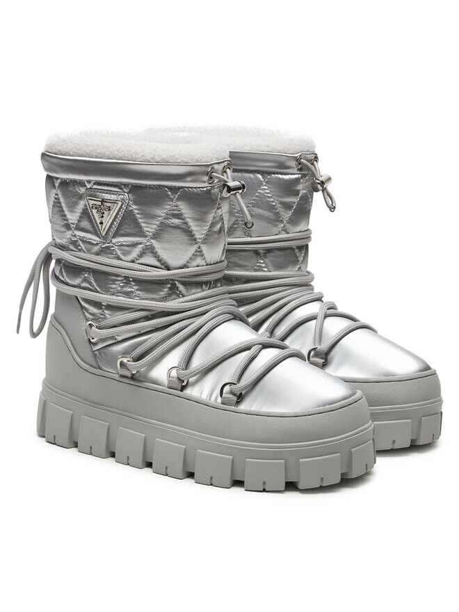 Зимние ботинки Guess Botas de nieve Uniques FLFUNI LEL10, серебряный — фото 2