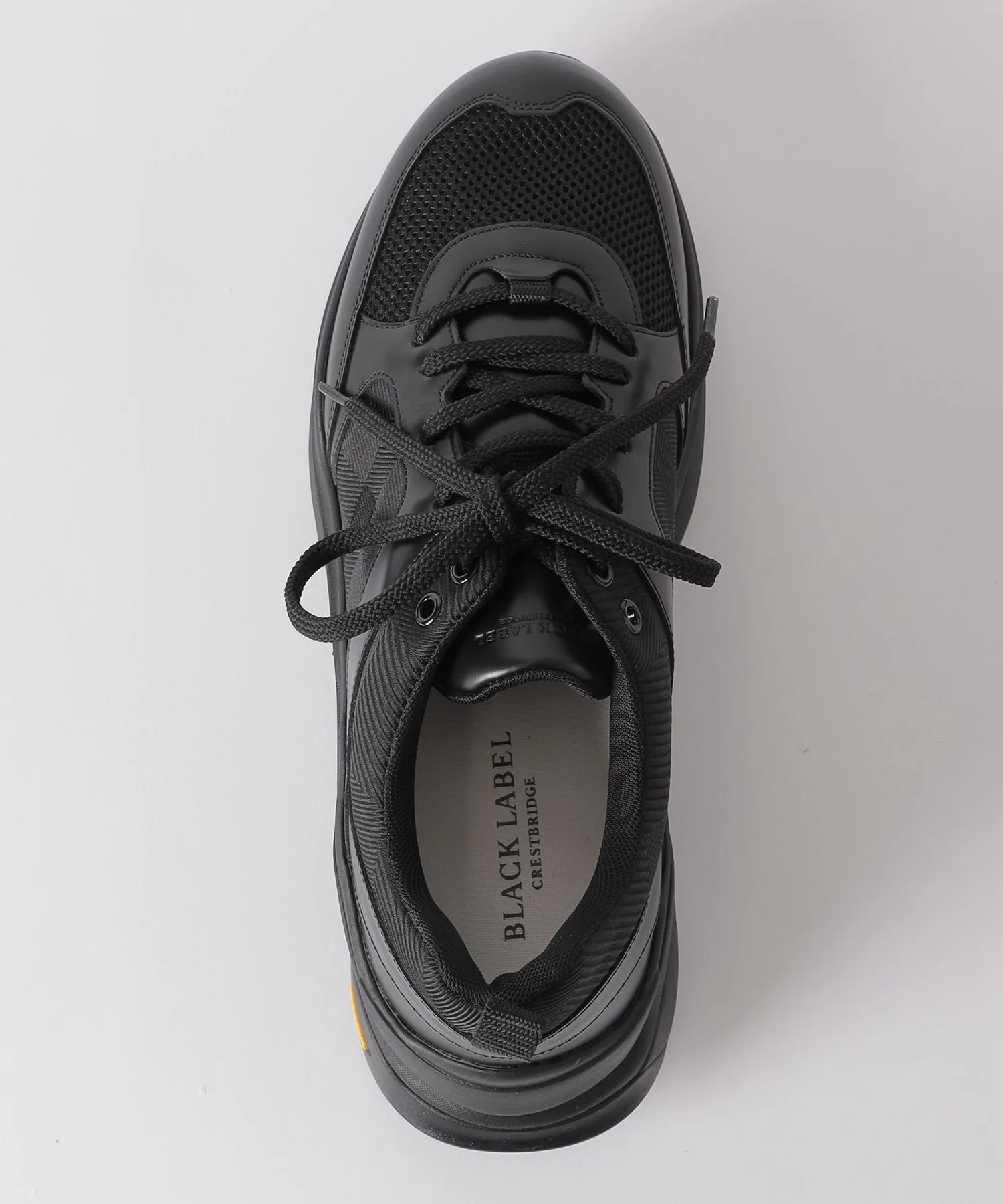 Мужские кроссовки Crestbridge Check BLACK LABEL CRESTBRIDGE Vibram черные — фото 2