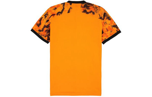 Футболка au player edition 20-21 season juventus away soccer/football sports patchwork print short sleeve orange Adidas, оранжевый — фото 2