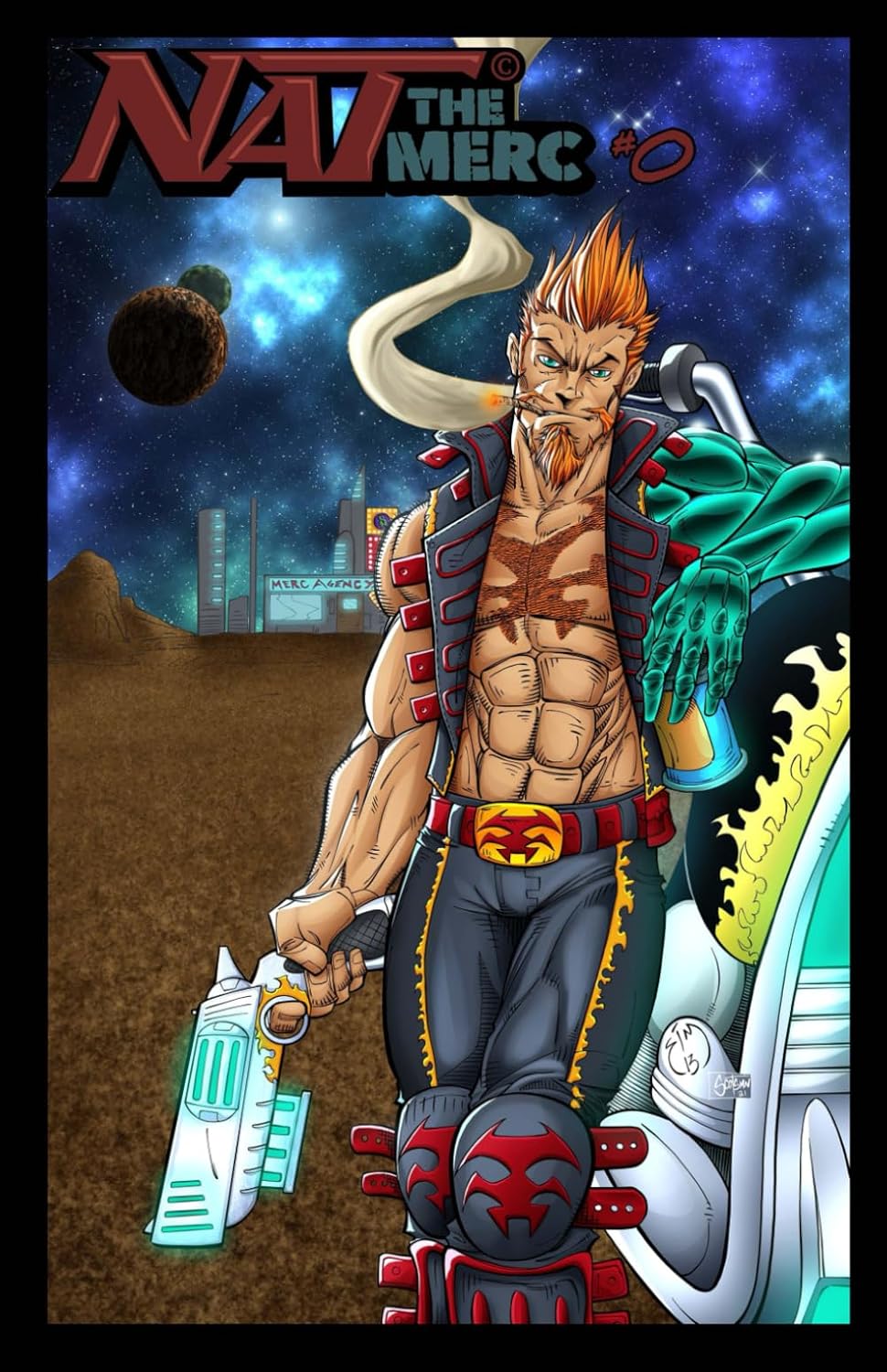 

NAT the MERC #0: Intergalactic Man Of Action (Independently published)