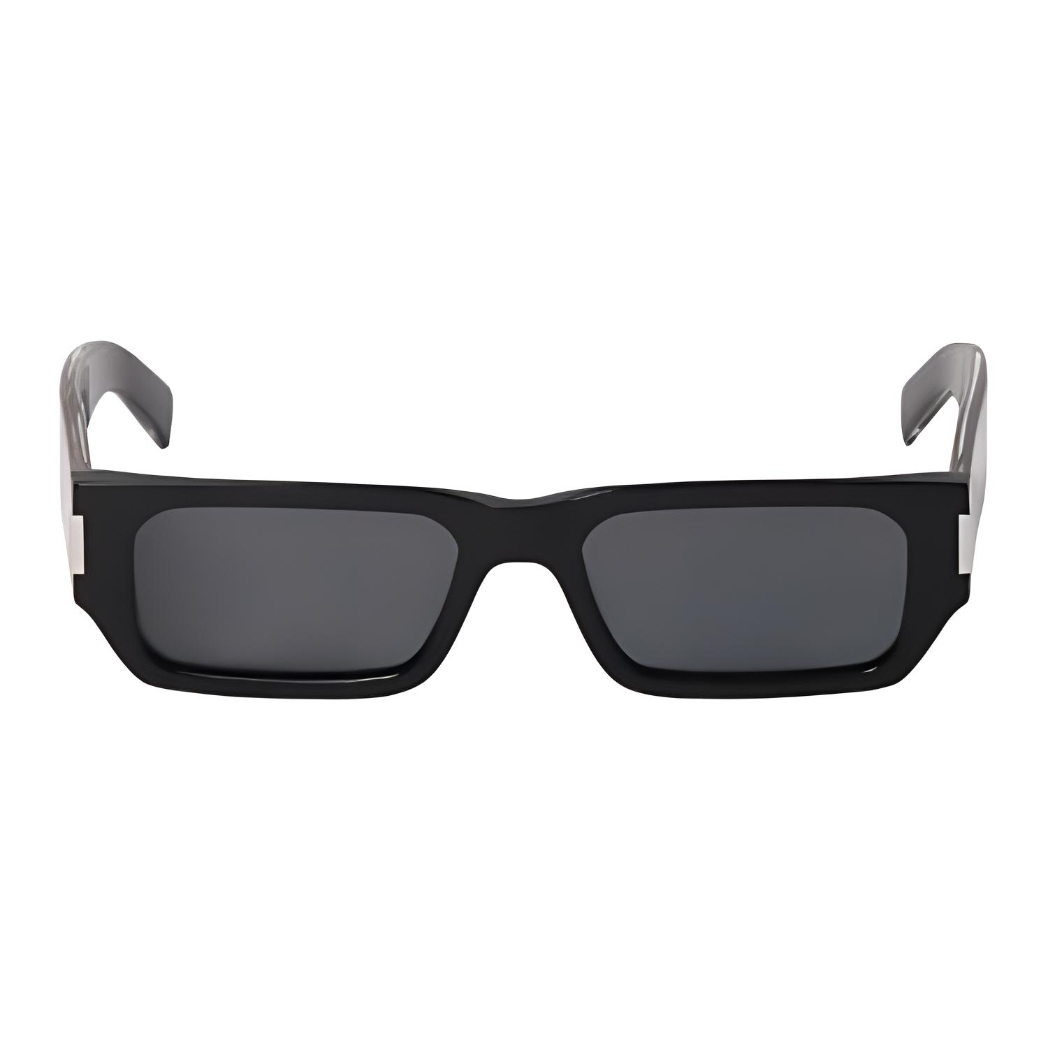 

SAINT LAURENT Прямоугольные солнцезащитные очки, Black
