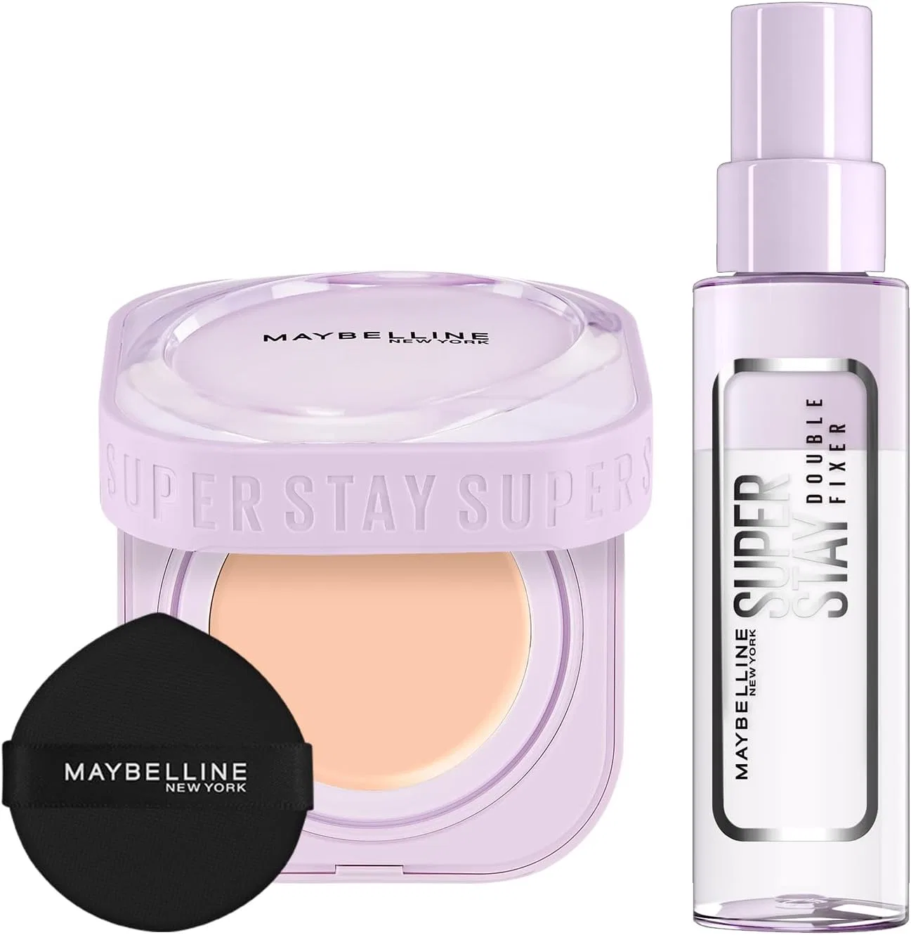 Тональный крем SPStay Cream Pact Foundation C05 + фиксирующий спрей SP Stay Double Fixer Spray, Michelin