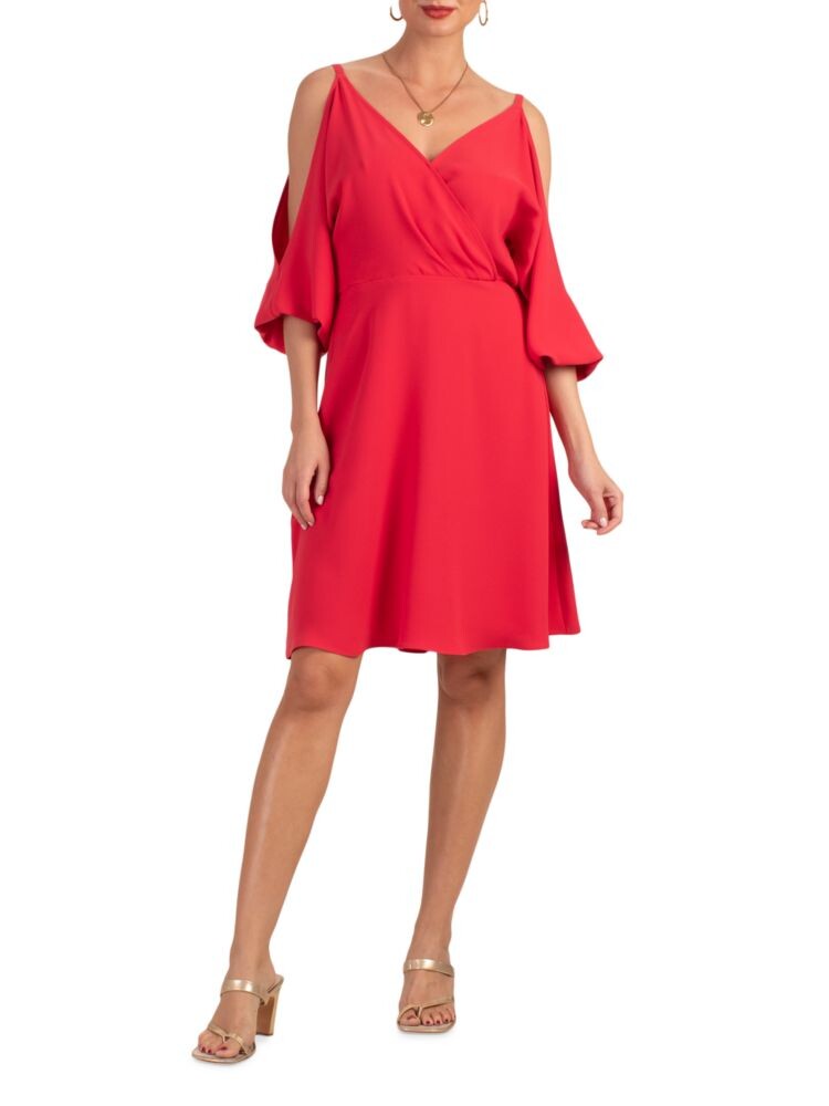 

Платье Mixology с открытыми плечами Trina Turk, цвет Bright Red