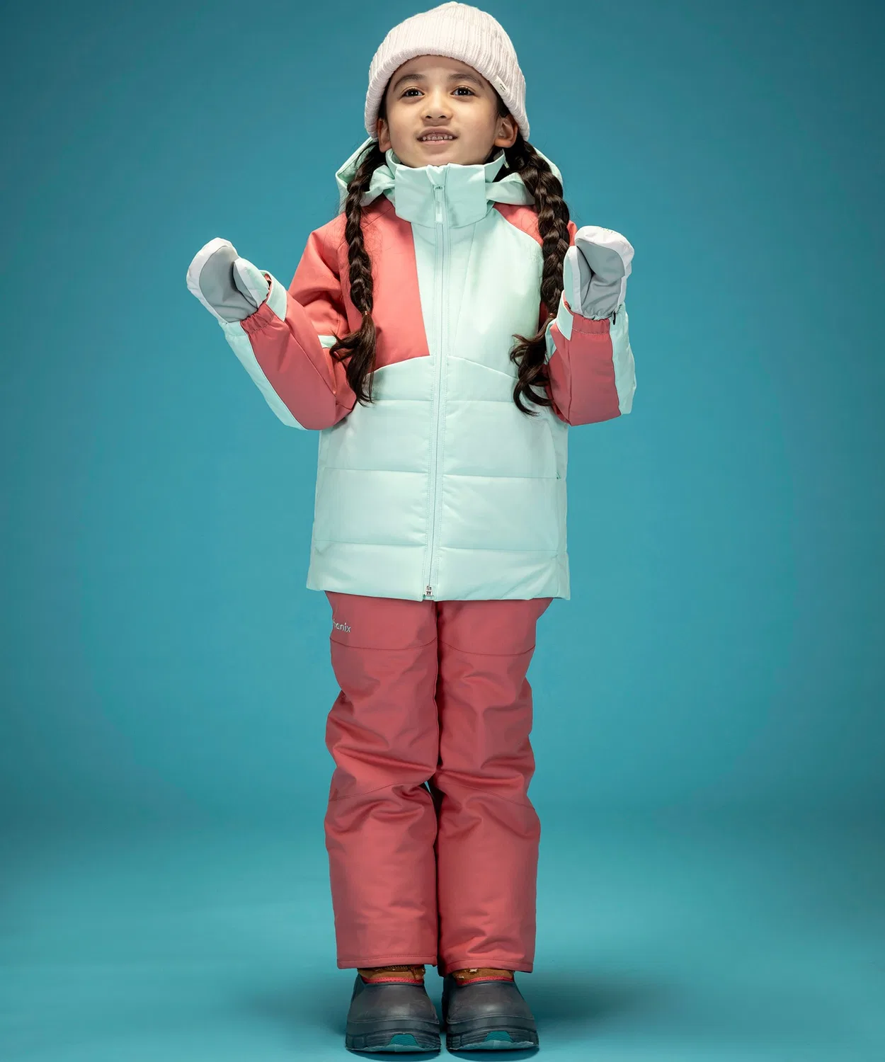 Костюм детский Ski Asymmetry Bicolor Junior Two-piece, phenix, 2 предмета — фото 2