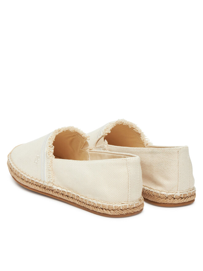 Эспадрильи Fringe Canvas Closed Espadrille FW0FW08881 Tommy Hilfiger, бежевый — фото 3