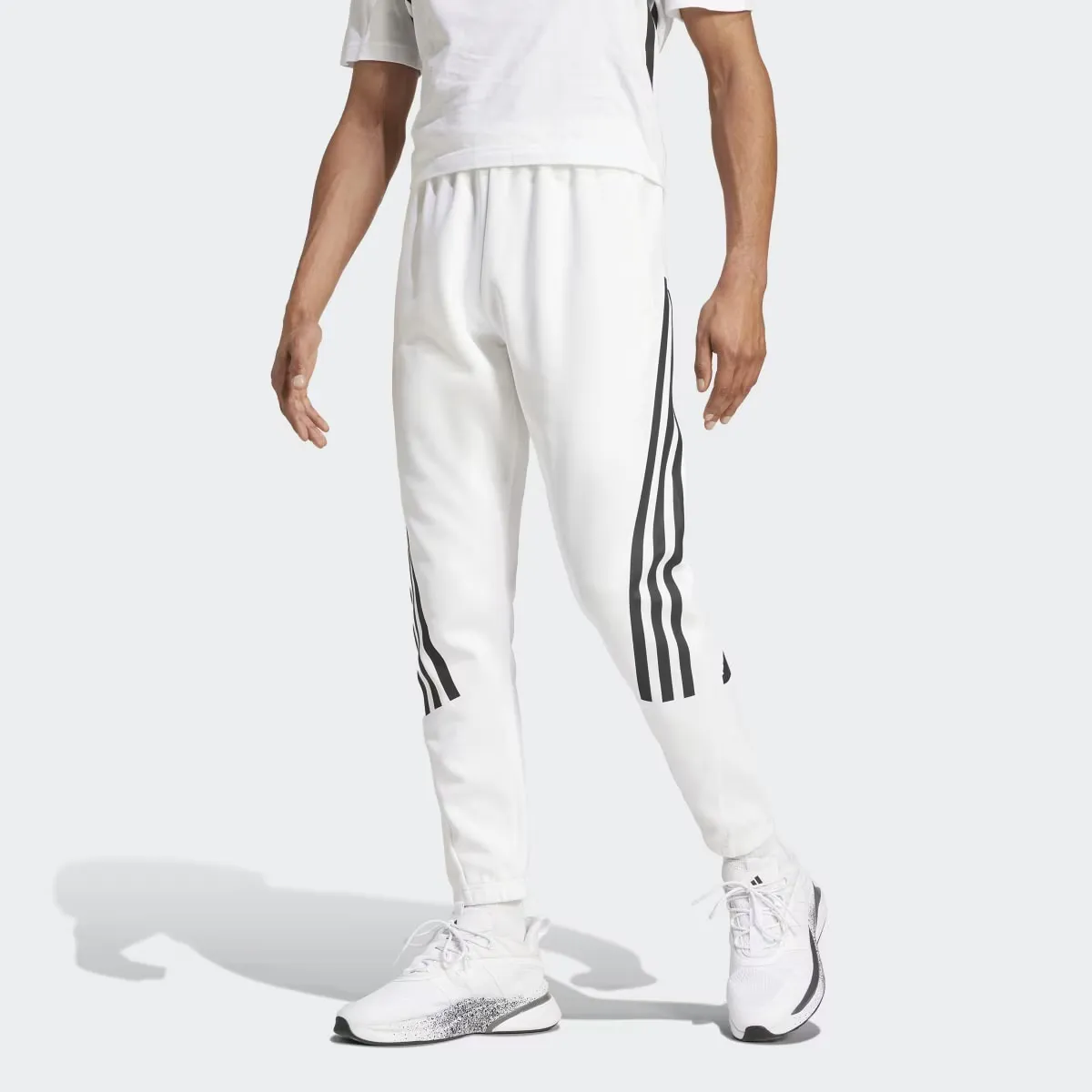 

Мужские брюки Adidas Future Icons 3 полоски, белый