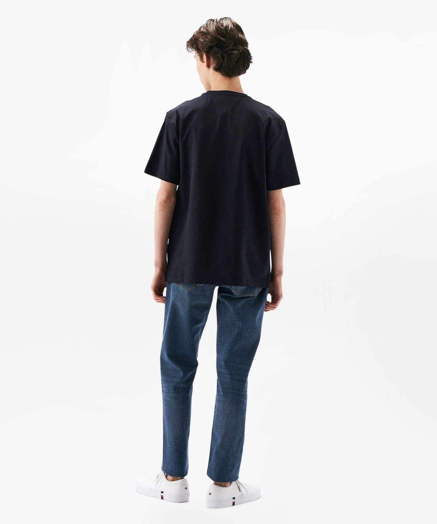 Футболка с рельефным изображением иконки TOMMY HILFIGER, Navy DW5 — фото 2