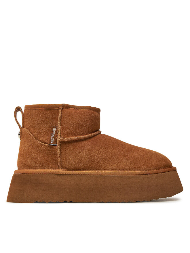 Зимние ботинки женские Steve Madden на платформе, коричневый