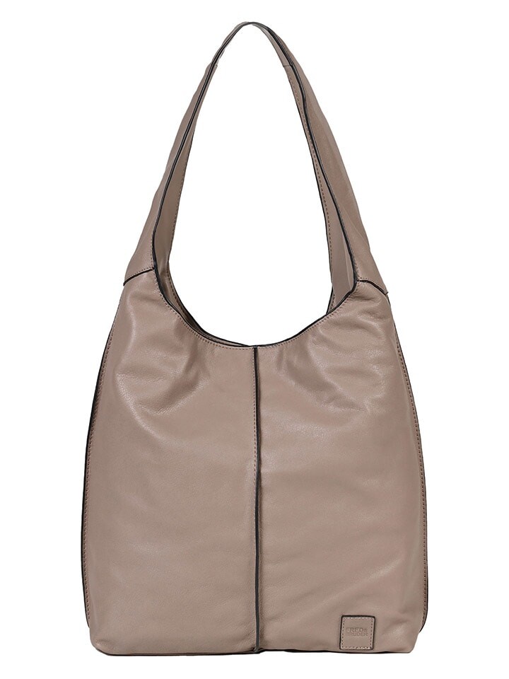 

Наплечная сумка FREDs BRUDER Leder-Schultertasche, цвет Taupe