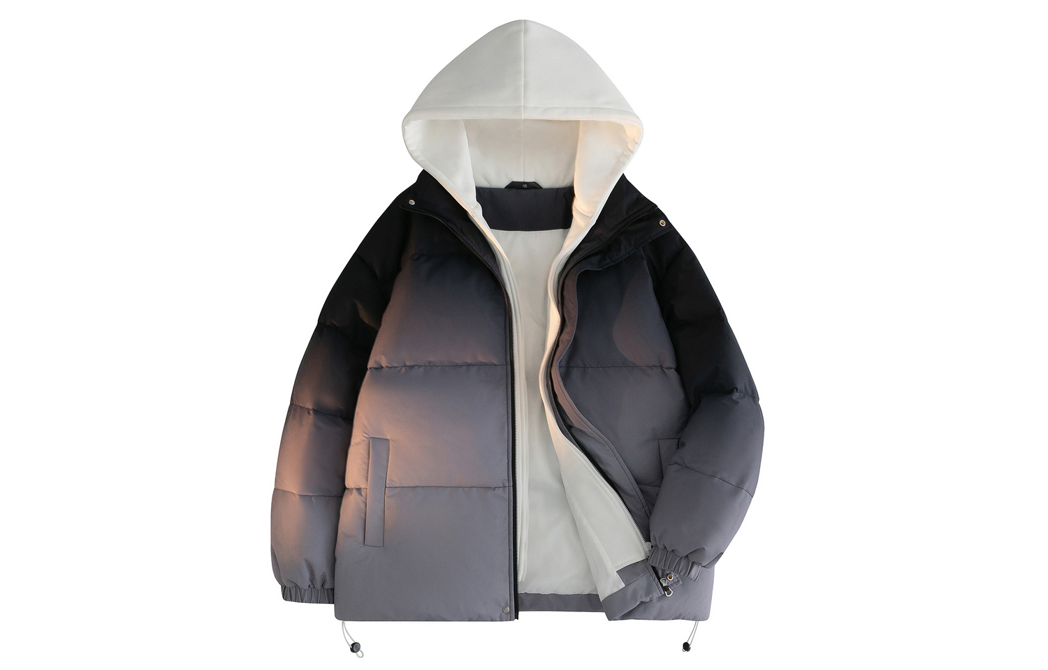 

WARRIOR Пуховик Huichao Riding The Wind Collection унисекс, Gradient Black