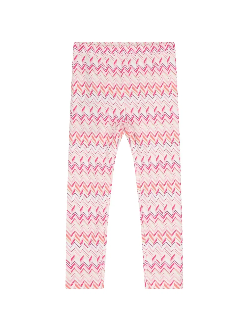 Леггинсы с шевронным узором Missoni Kids, розовый