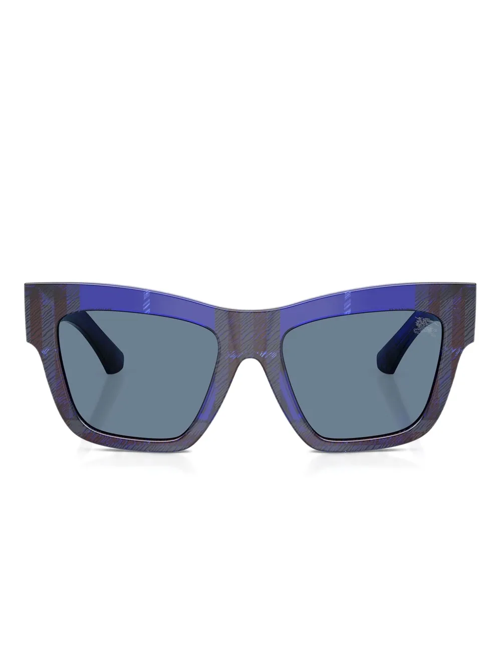 

Солнцезащитные очки в клетку Burberry, синий