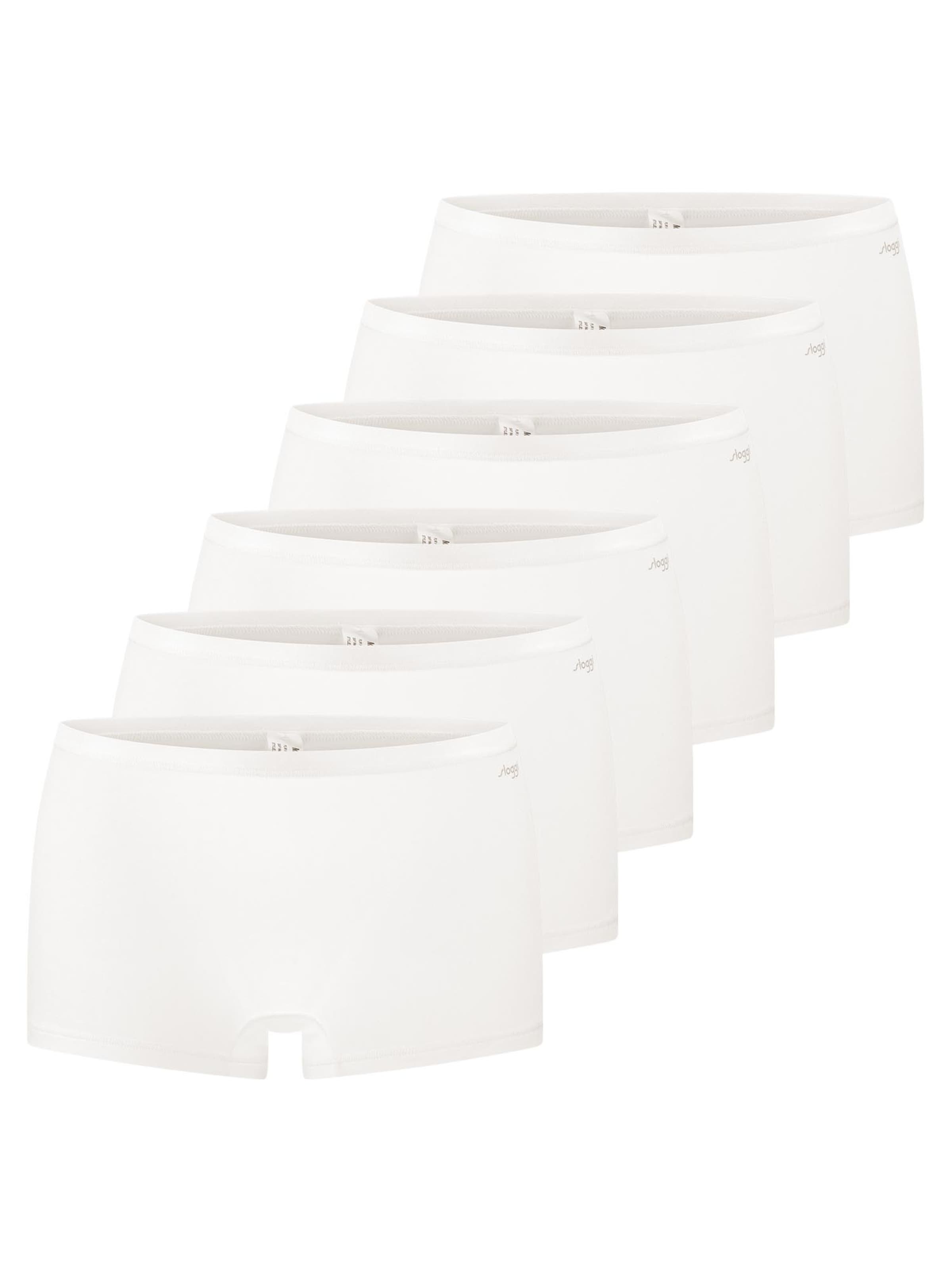 

SLOGGI Трусы Boyshorts 'GO Daily Cotton' в белом цвете