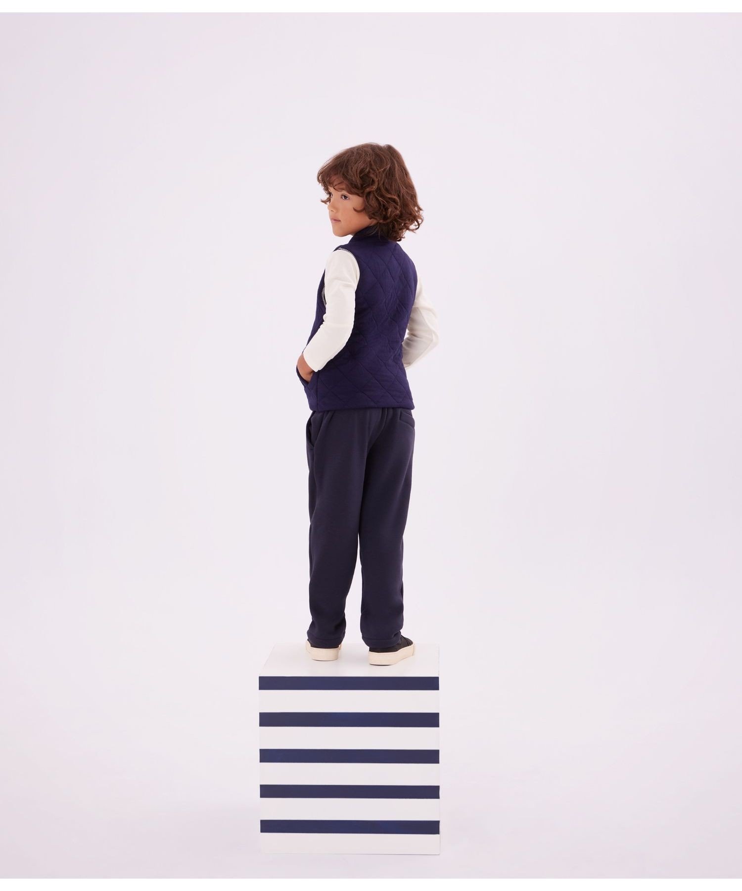 Стеганый жилет Petit Bateau, blue — фото 2