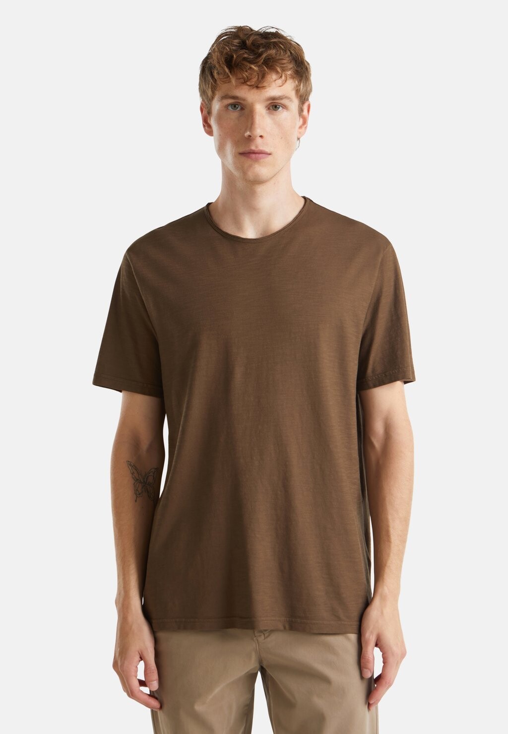 

Базовая футболка COFFEE United Colors of Benetton, коричневый