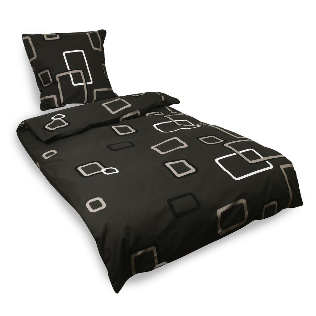 

Постельное белье Beautissu Renforce Noa, черный