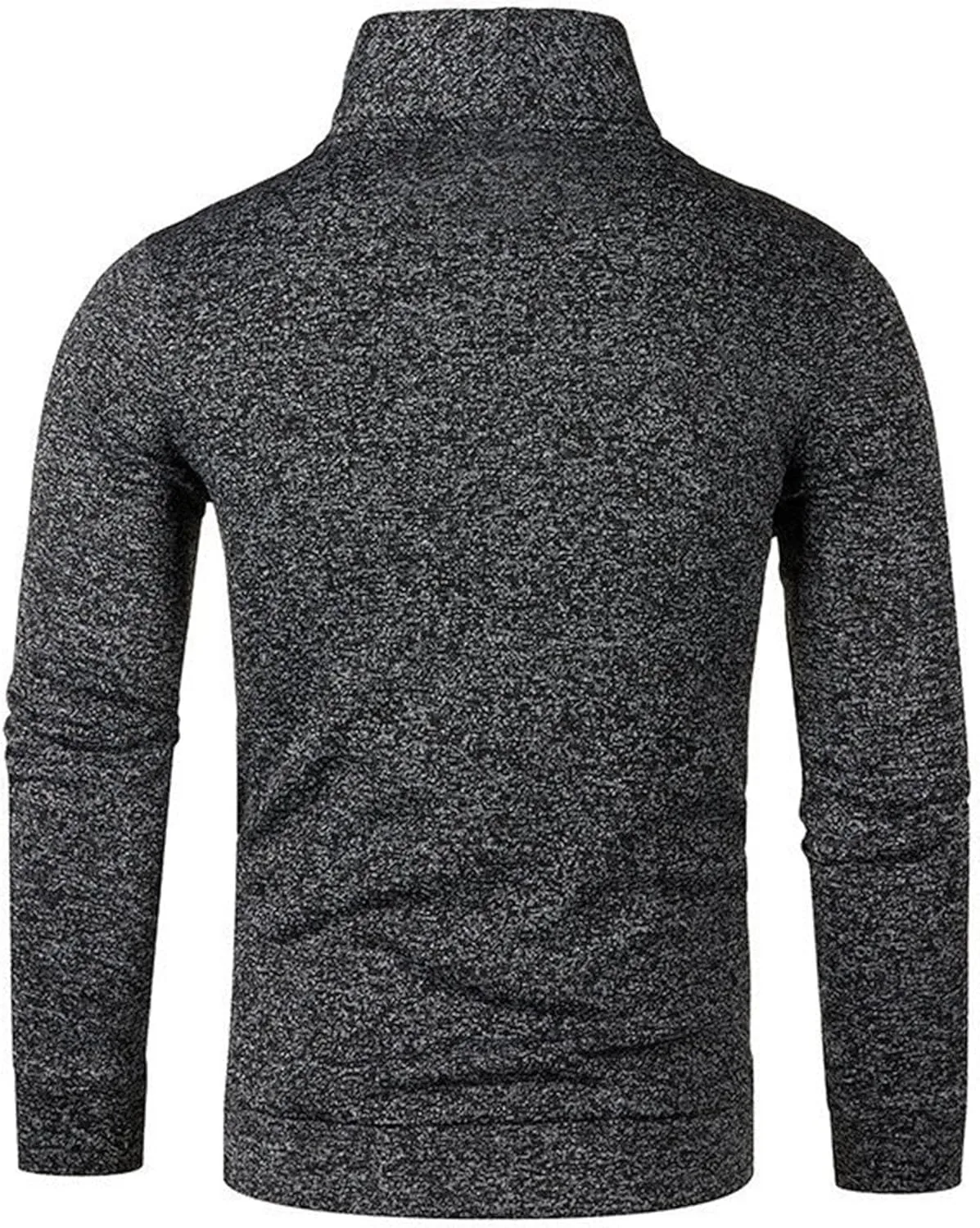 Мужской свитер с воротником и кабельной вязкой Slim Fit — фото 3