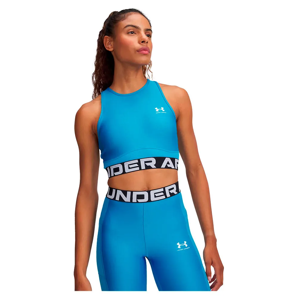 

Футболка без рукавов спортивная Under Armour HeatGear Rib, синий