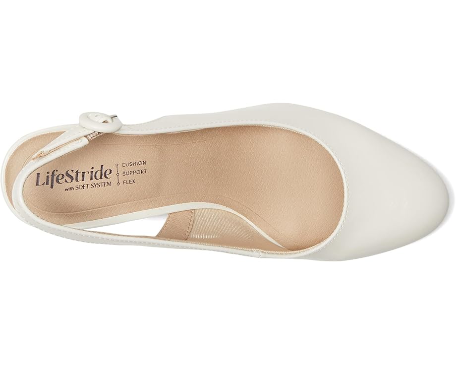 Туфли LifeStride Tia Slingback Shoes, цвет White Patent — фото 2