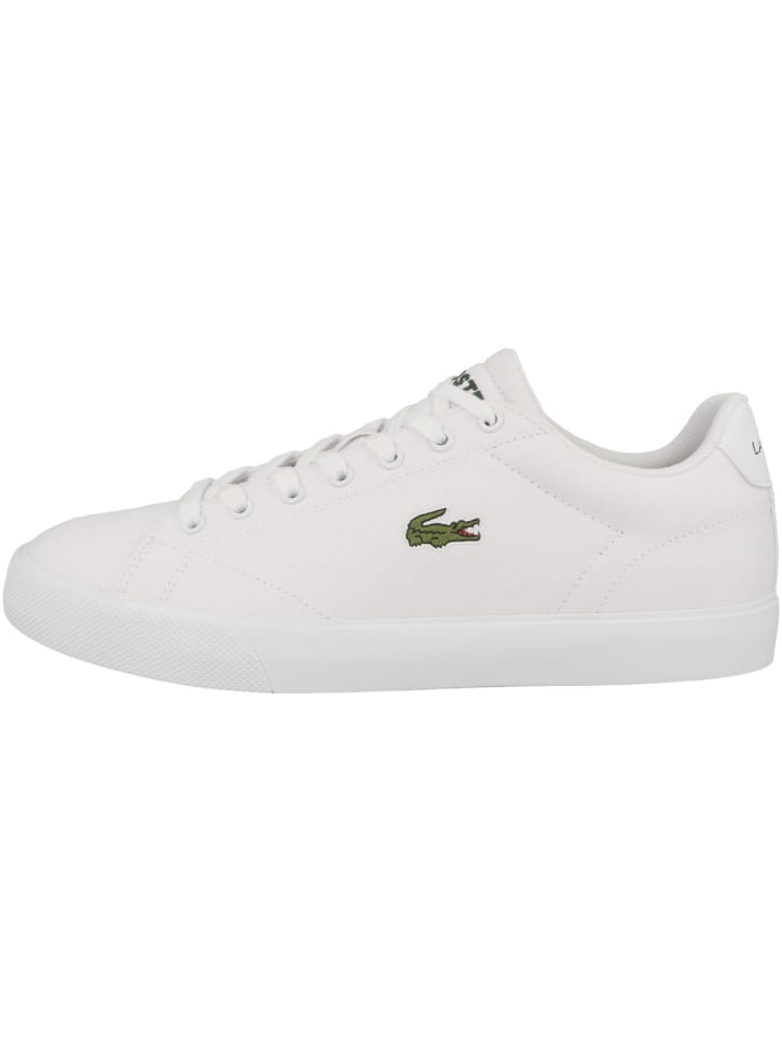 

Кроссовки на шнуровке Lacoste, белый