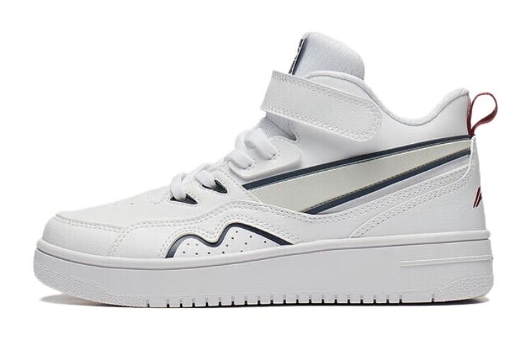 

Детские кроссовки для скейтбординга GS High-top White Lining Young, белый