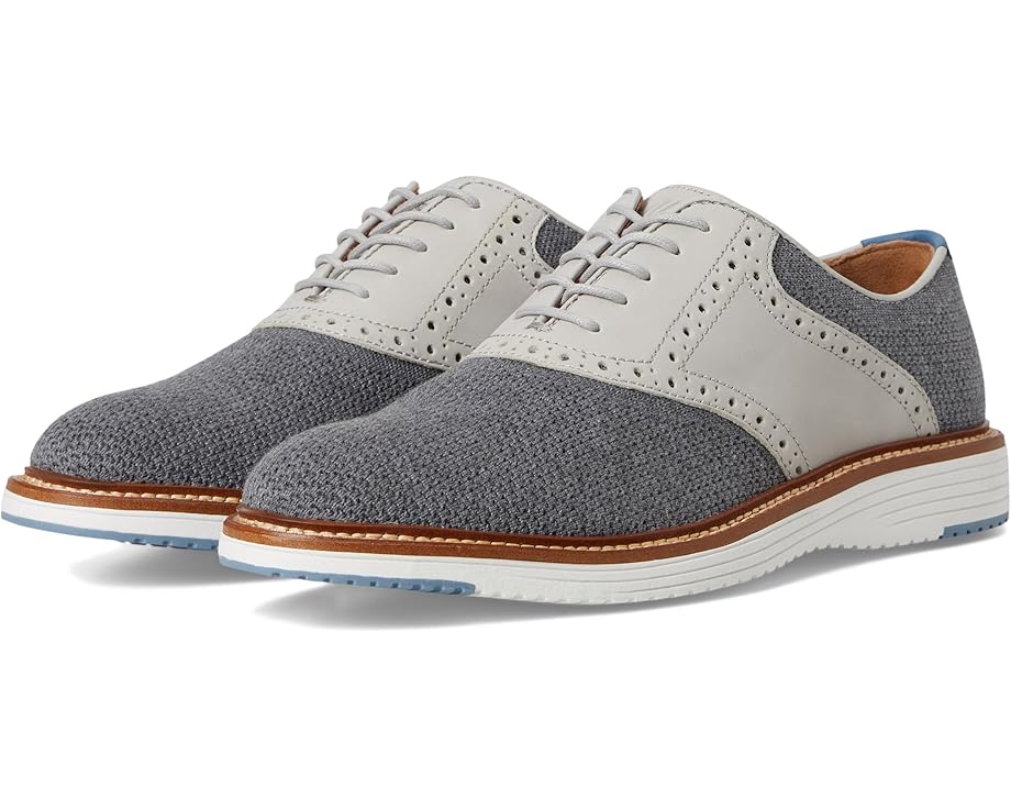 

Оксфорды Johnston & Murphy Upton Knit Saddle, цвет Gray Knit/Full Grain