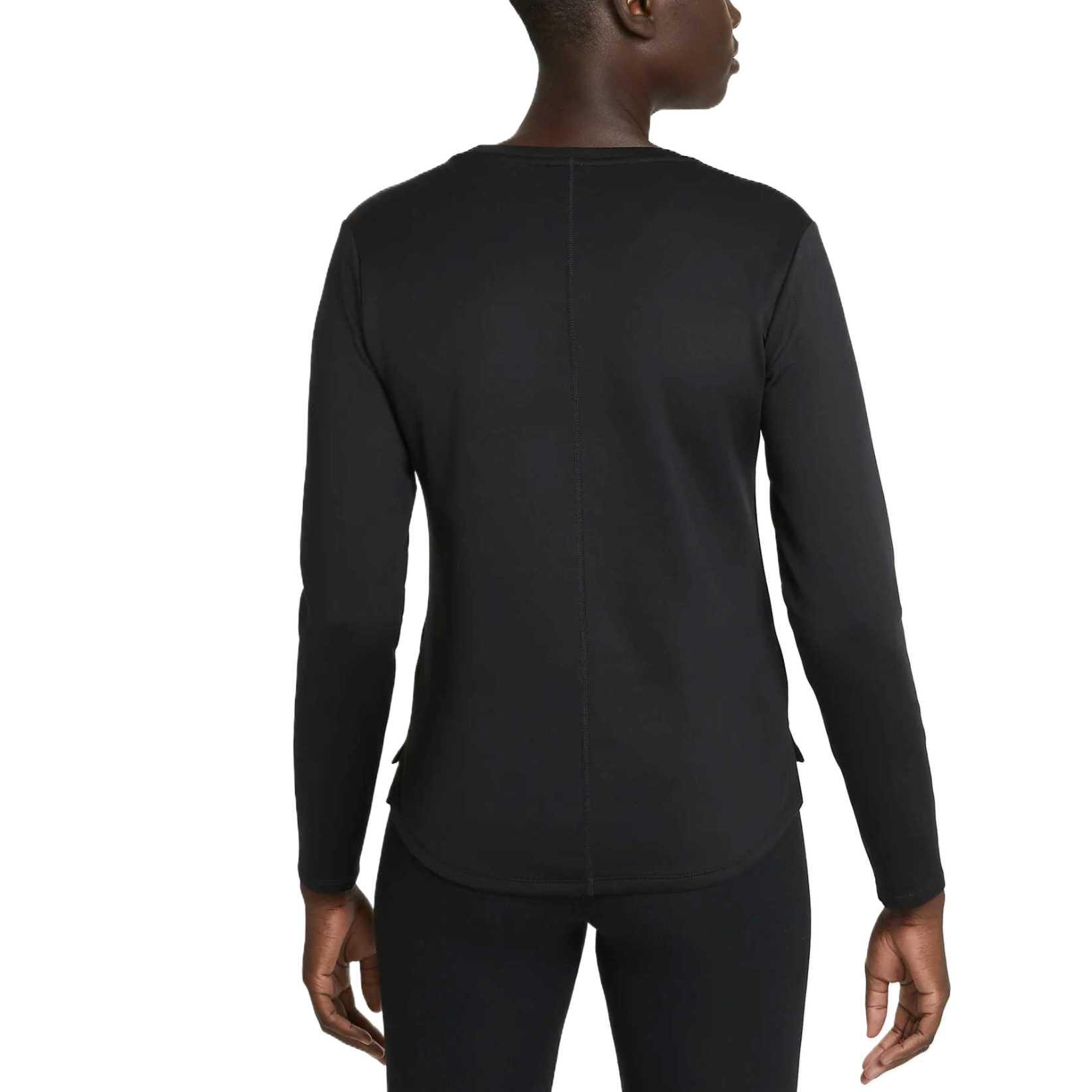 Футболка Therma FIT One женская black Nike, черный — фото 3