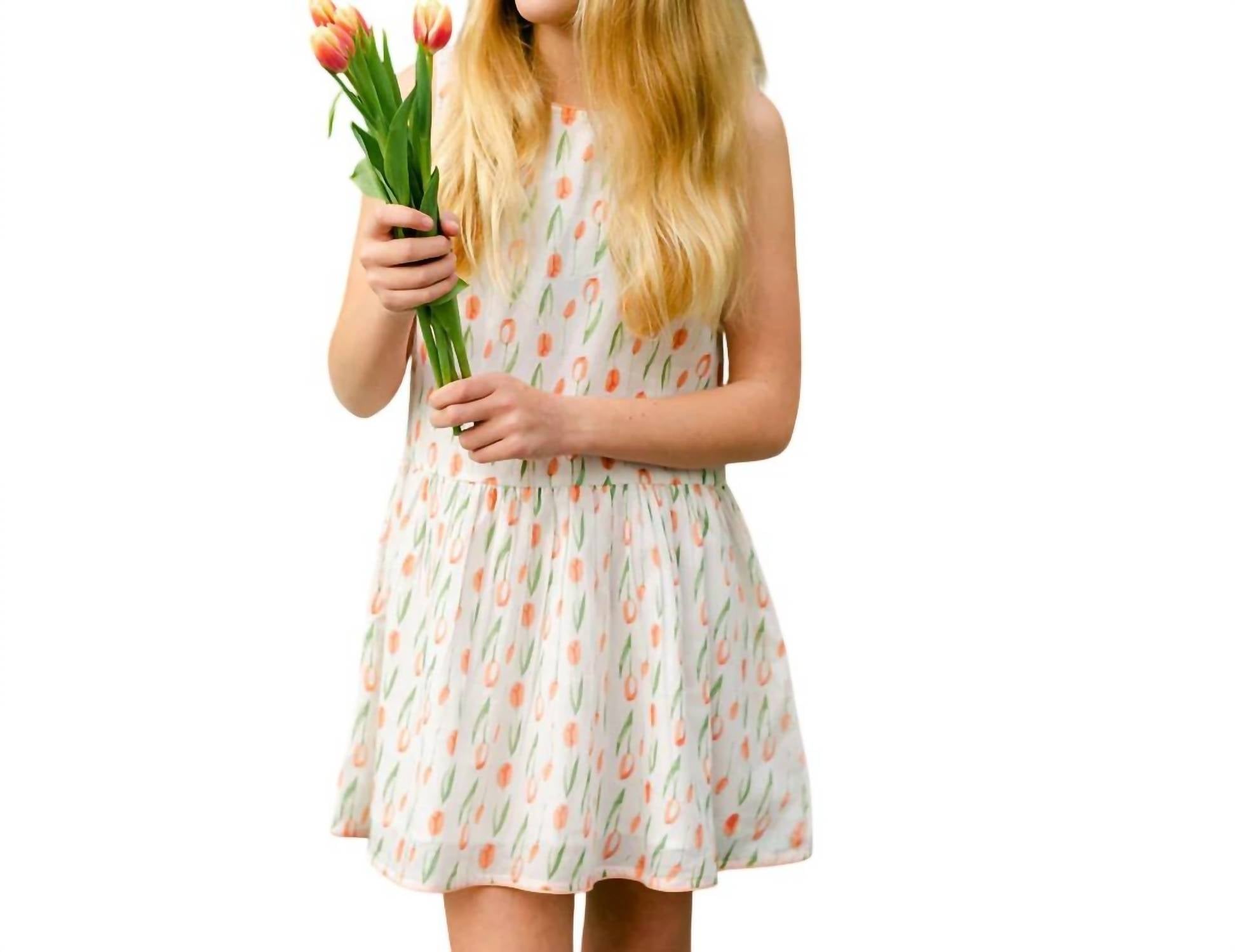 

Платье Салли в тюльпанах Dear Georgie, цвет tulips
