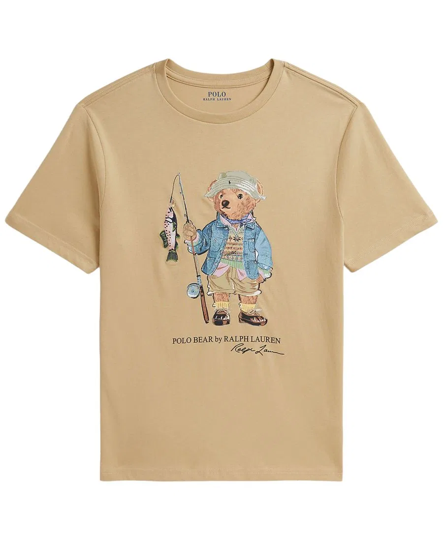 Детская футболка-поло с круглым вырезом "Медведь" (8-20 лет) Polo Ralph Lauren