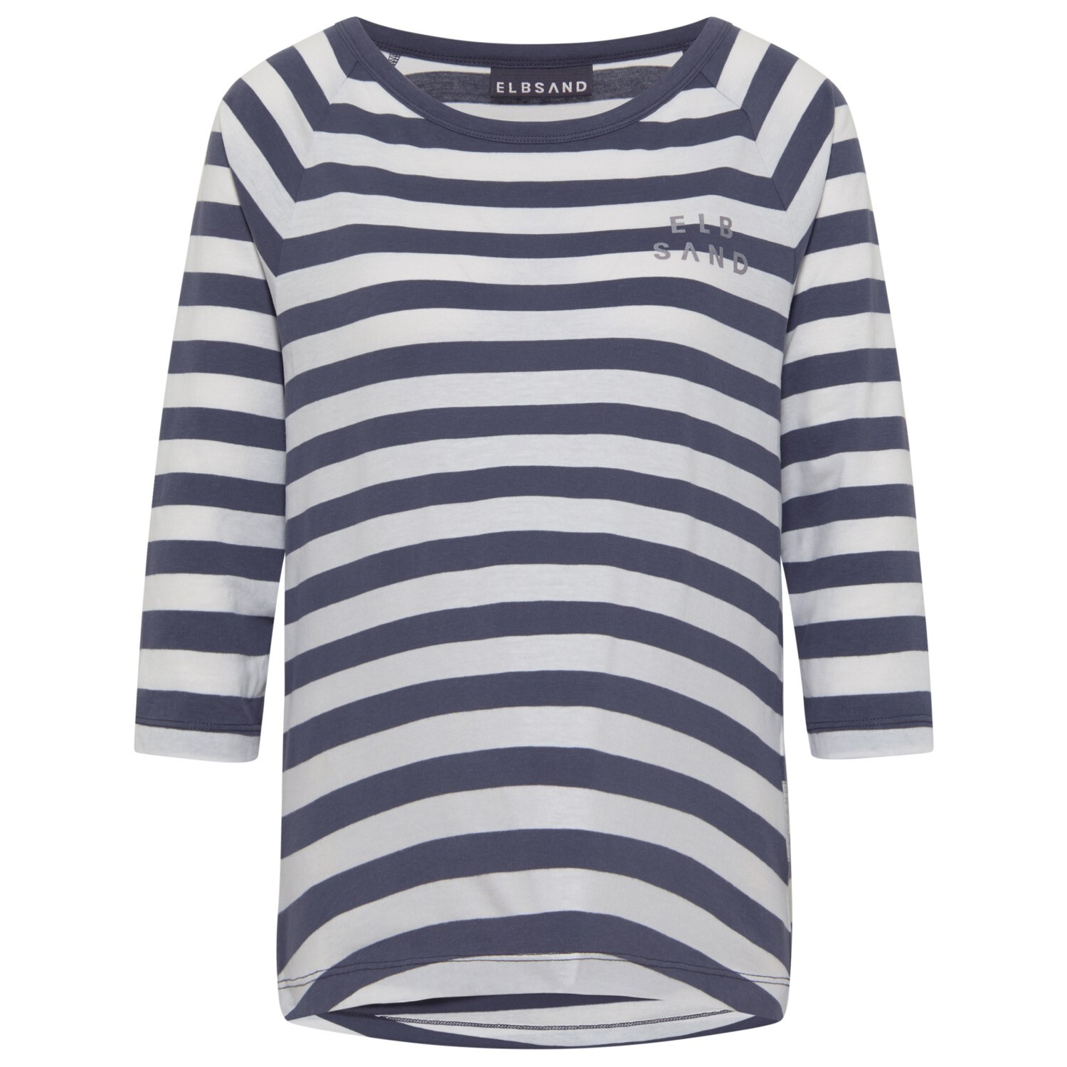 

Футболка Elbsand Celin T-Shirt, цвет Cloud White/Blue Ash-Stripe